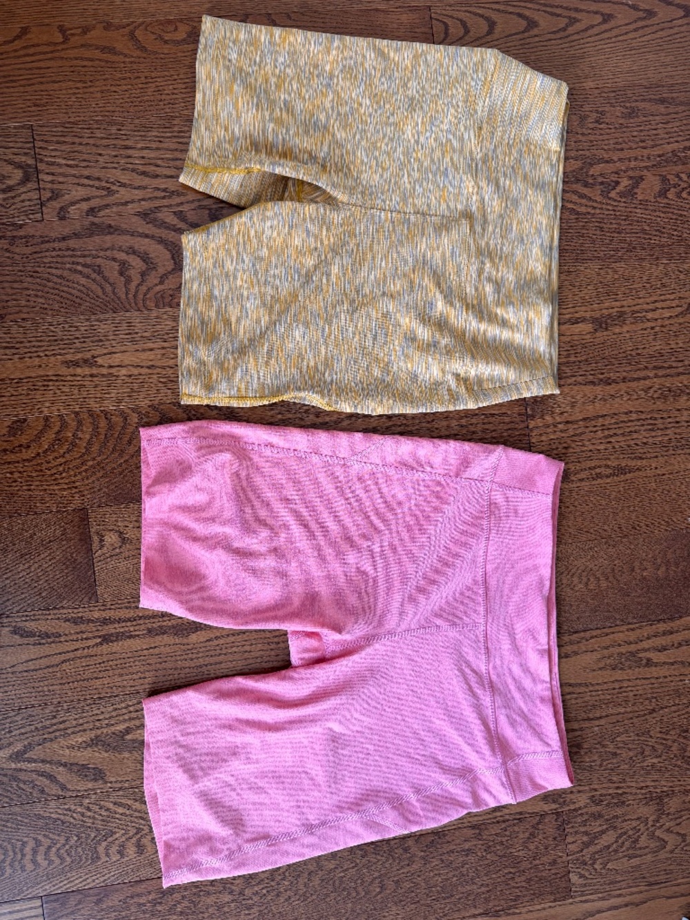 Outdoor Voices Bike Shorts Bundle XL Pink & Yellow (2 pairs)